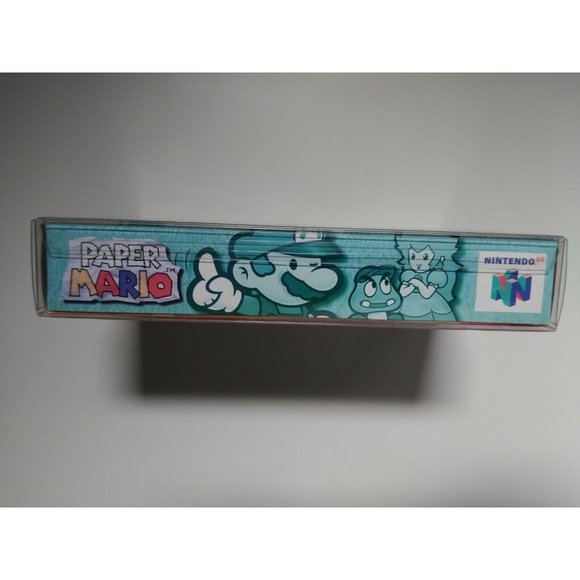 Paper Mario 64 Nintendo 64 N64 CIB Complete In Box Authentic and Very Rare! - Picture 3 of 12